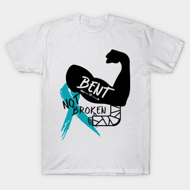 Bent Not Broken T-Shirt by SunshneSurvival